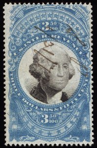 1240 U.S. Revenue Scott R126 $3.50 2nd Issue, sound, SCV = $500