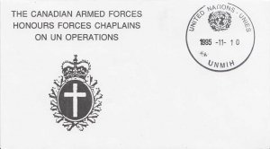 Canada Soldier's Free Mail 1995 United Nations-Unies, UNMIH on Illustrated En...