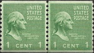 # 839 MNH - Joint Line Pair - SCV-1.40 - GEORGE WASHINGTON
