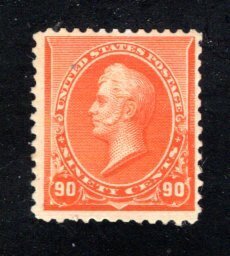 US #229   F/VF,  Unused, CV $450  ....   6780180