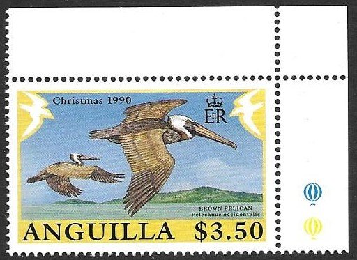 Anguilla 828   1990  single  VF NH