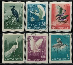 ZAYIX - 1959 Hungary - #1233-1238- CTO - Birds - Nature