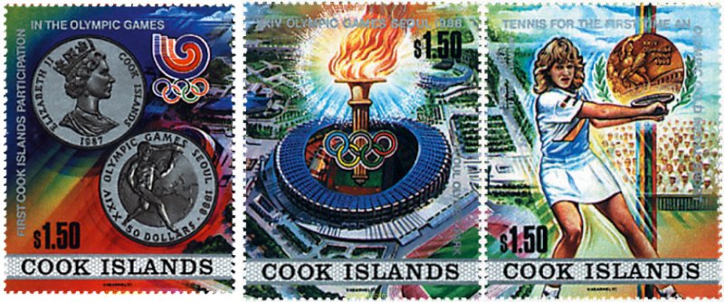 65740 MNH COOK Islas 1988 24 JUEGOS OLIMPICOS VERANO SEUL 1988