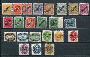 Germany 1923/4 and up Accumulation  MH Overprint 5181