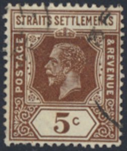 Straits Settlements    SC# 187a   Used   wmk crown CA script Die I see detail...