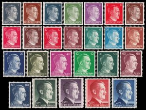 Germany Scott 506-527, 529 (1941-44) Mint NH VF Complete Set, CV $30.30 C