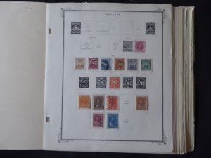 Leeward Islands 1890-1954 Mint Stamp Collection on Scott International Stamp Alb