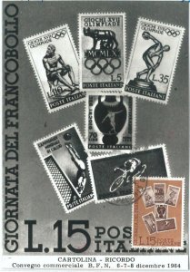 72629 - ITALY - Postal History - FDC MAXIMUM CARD - STAMP DAY Olympic Games 1964