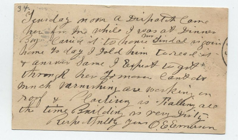 1902 Charleston SC West Indian Exposition handstamp on postal card [5834.6]