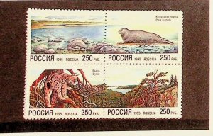 RUSSIA Sc 6249 NH ISSUE OF 1995 - ANIMALS - (AF24)