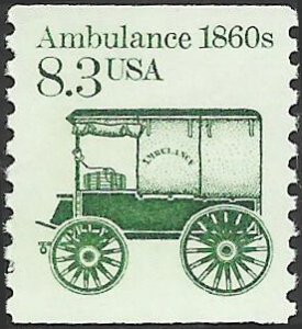 # 2128 MINT NEVER HINGED ( MNH ) AMBULANCE