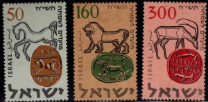 ISRAEL Scott 129-131 MNH** stamp  set