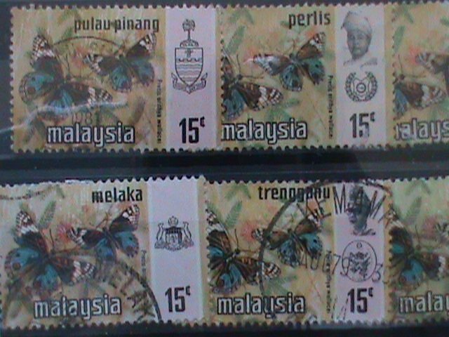 MALAYSIA STAMPS: 1971 SC#181-VERY OLD USED SETS STAMP. VERY RARE