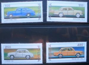 Poland Scott# 2180-83 MNH, Auto Industry,1976