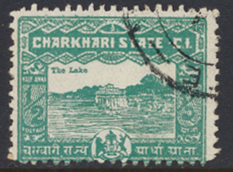 Charkhari State  1931    ½A   The Lake  Used see scan