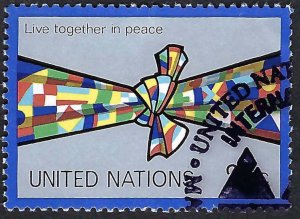 United Nations #291-292 1¢ & 25¢ Definitives (1978). Used.
