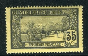 FRENCH GUADELOUPE; 1905 early Pictorial issue MINT MNH unmounted 35c.