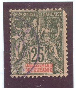 French Polynesia #11 Used Single