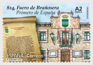 H01 Spain 2020 Anniversaries 824 The Town Charter of Brañosera MNH Postfrisch