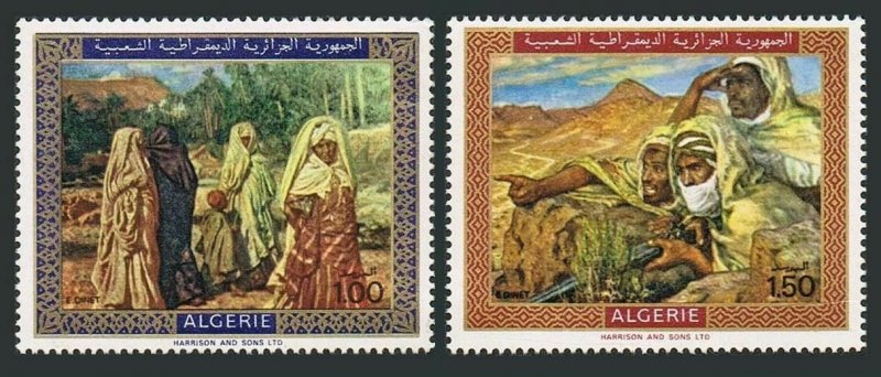 Algeria 428-429,MNH.Michel 537-538. Paintings by Etienne Dinet,1969.