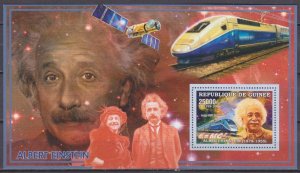 2006 Guinea 4288/B991 Albert Einstein / Trains 7,00 €​​​​​​​