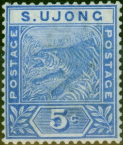 Negri Sembilan 1893 5c Blue SG52 Fine LMM 
