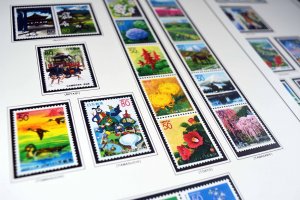 COLOR PRINTED JAPAN PREFECTURES [FURUSATO] 1989-2007 STAMP ALBUM (77 ill.pages)