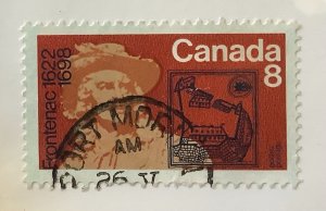 Canada 1972 Scott 561 used - 8c, Governor Frontenac's Appointment to New...