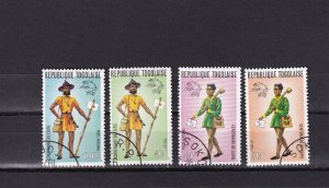 SA03 Togo 1974 The 100th Anniversary of U.P.U airmail and postage used stamps