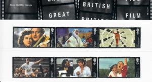 GB 2014 MNH Great British Film 6v Set 4v M/S Presentation Pack 498 2001 Odyssey