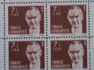 TURKEY-1982-SC#2137a  STAMP SHOW ANKARA'82-KEMAL ATATURK MNH S/S SHEET-VF-