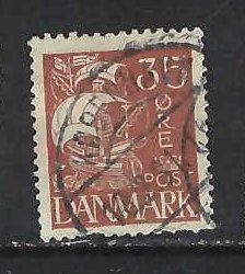 DENMARK 196 VFU SHIP A1397-6