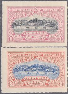 The Australian New Hebrides Company Ltd. - Locals 2 Val. MH