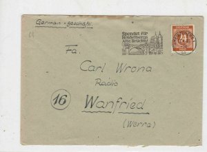 germany 1946 allied occupation stamps cover ref 18670