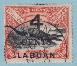 LABUAN 90  POSTALLY USED - NO FAULTS VERY FINE! - (PO) - TWA