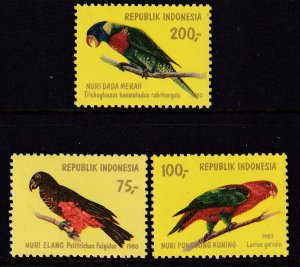 Indonesia 1104-1106 Birds MNH VF