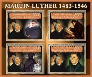 Stamps. Martin Luther Reforma 2023 year 1+1 sheets perforated  NEW