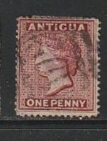 1873 Antigua - Sc 8 - used VF - 1 single - Queen Victoria