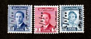 Iraq # 158-160 Mint!