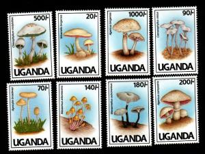 Uganda # 938-945 Mint NH Mushrooms!