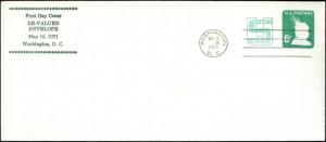 US FDC #U561 Bill Bayles Cachet Washington, DC  Legal Size