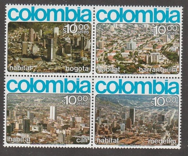COLOMBIA #C629a MINT NEVER HINGED COMPLETE