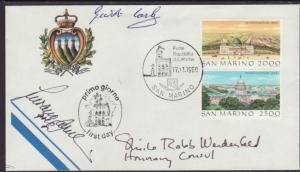 San Marino 1190-1191 Washington DC 1989 Pen FDC