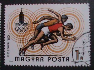 ​HUNGARY-8 VERY OLD OLYMPIC GAMES  LARGE USE STAMPS VF WE SHIP TO WORLD WIDE