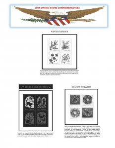 Mac's 2019 U.S. Commemorative Stamp Album Supplement SIMPLIFIED - PRICE REDUCED 