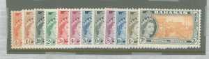 Bahamas #158-169v Unused Multiple