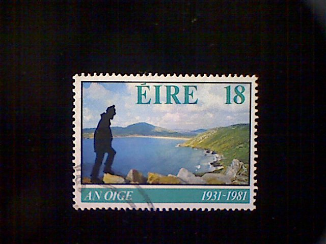 Ireland (Éire), Scott #499, used(o), 1981, Youth Hostel, Hiking, 18p