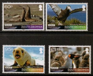 S.GEORGIA&S.SANDWICH SG537/40 2011 BBC FROZEN PLANET  MNH