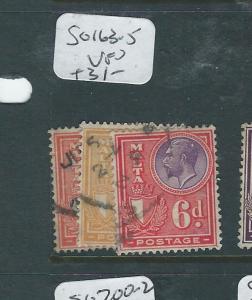 MALTA  (P1607B) KGV POSTAGE SG163-5  VFU