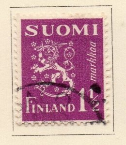 Finland 1930 Early Issue Fine Used 1.5M. NW-214512